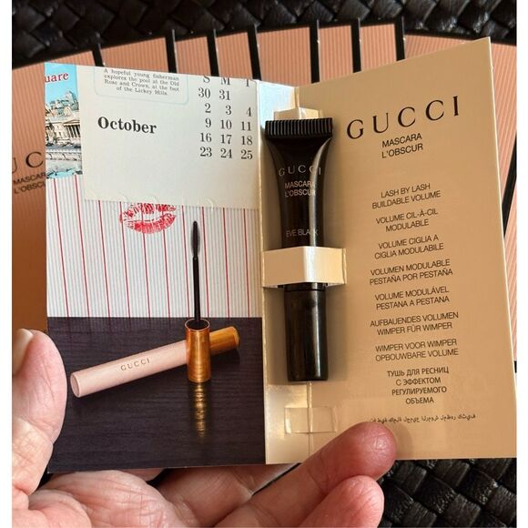 GUICCI - NWT - Lot of TEN Sample Sz (.03 fl.oz. Ea) Gucci Mascara L'Obscur/Black - Picture 9 of 11